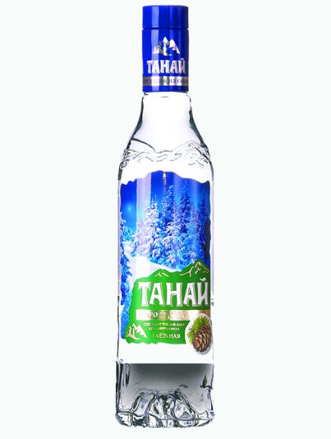 Водка "Озеро Танай" особая таёжная 0,5л.